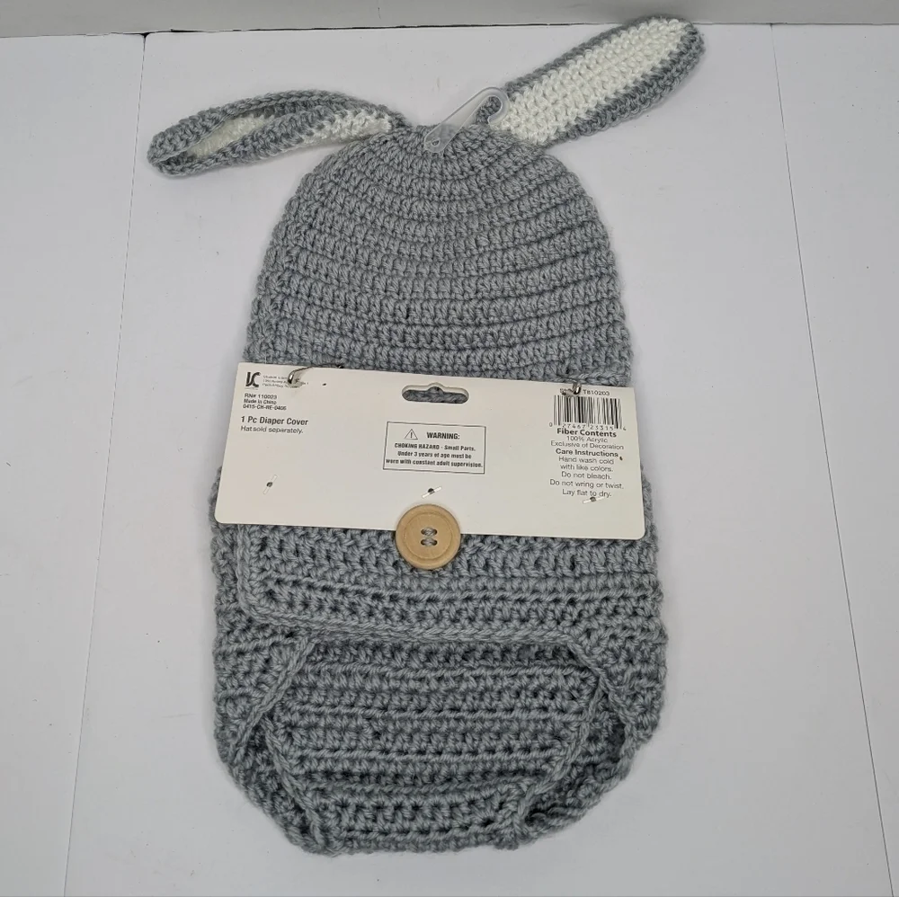 So Durable Bunny Rabbit Crochet Costume Baby Photography 0-6m
